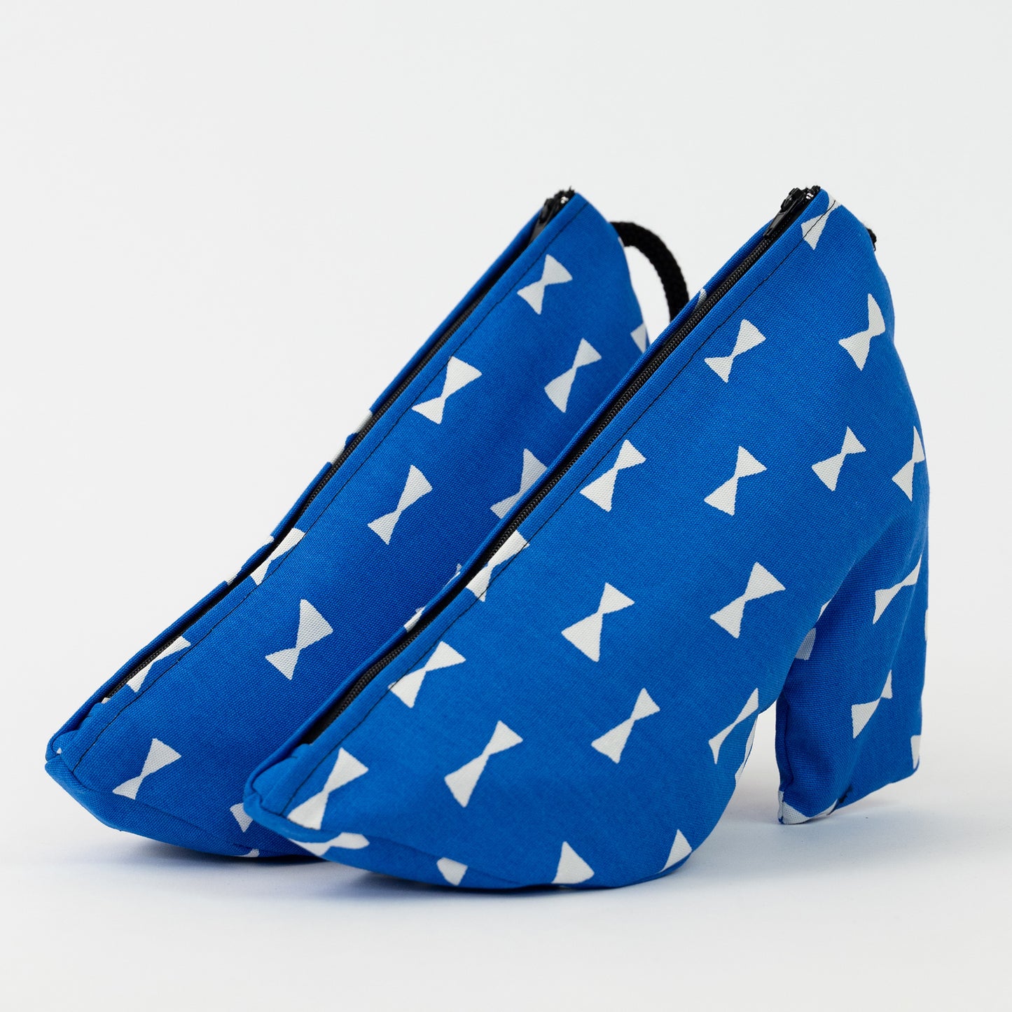 SHOEPORTO ヒール用 シューズバッグ(ブルーリボン)