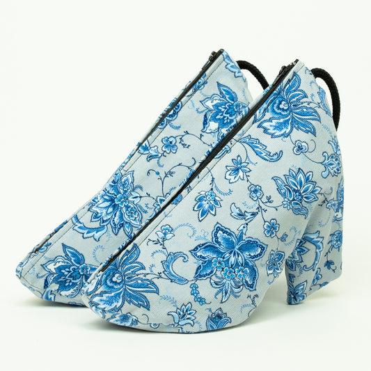 SHOEPORTO ヒール用 シューズバッグ(フラワーインザスノー)
