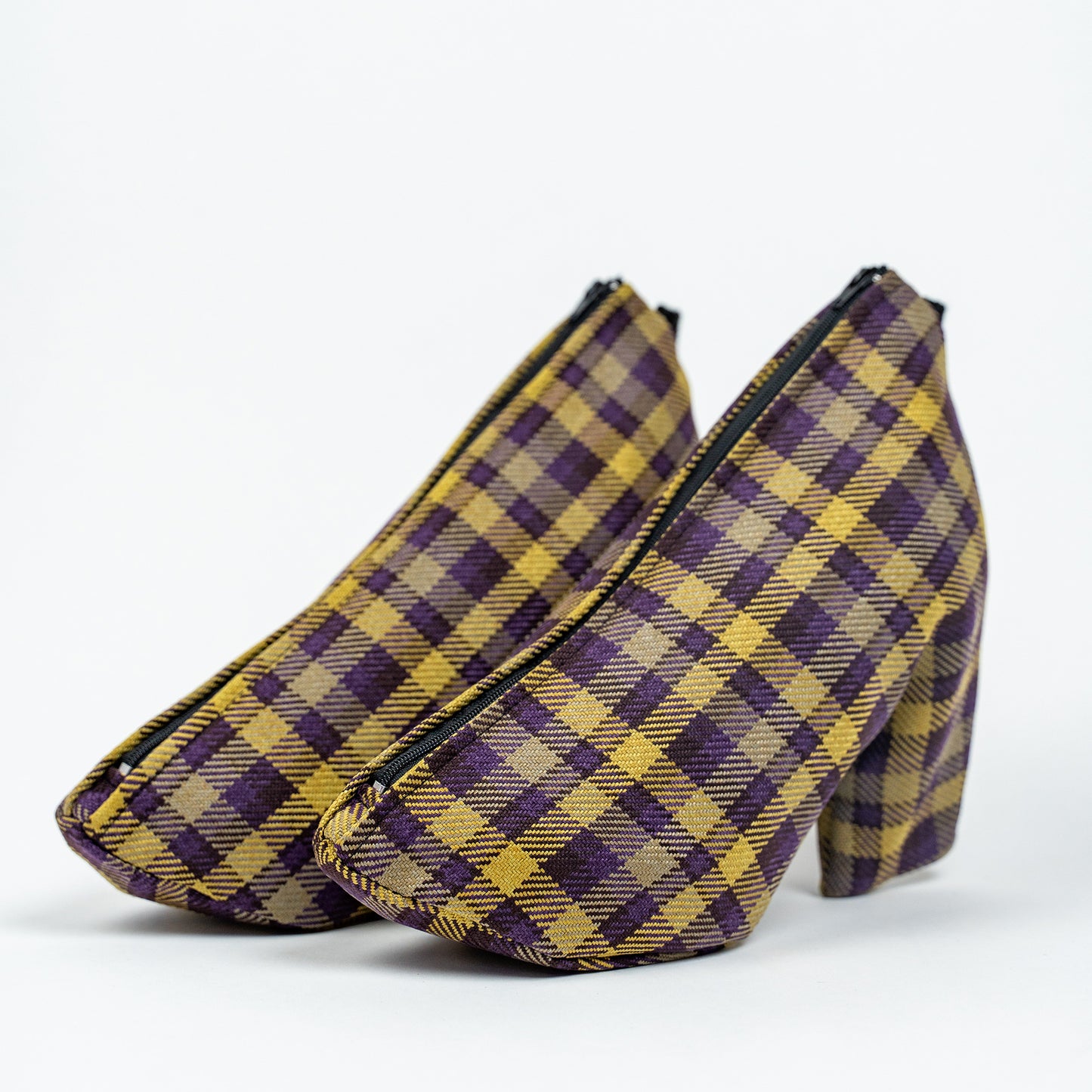 SHOEPORTO ヒール用 シューズバッグ(マクロードチェック)