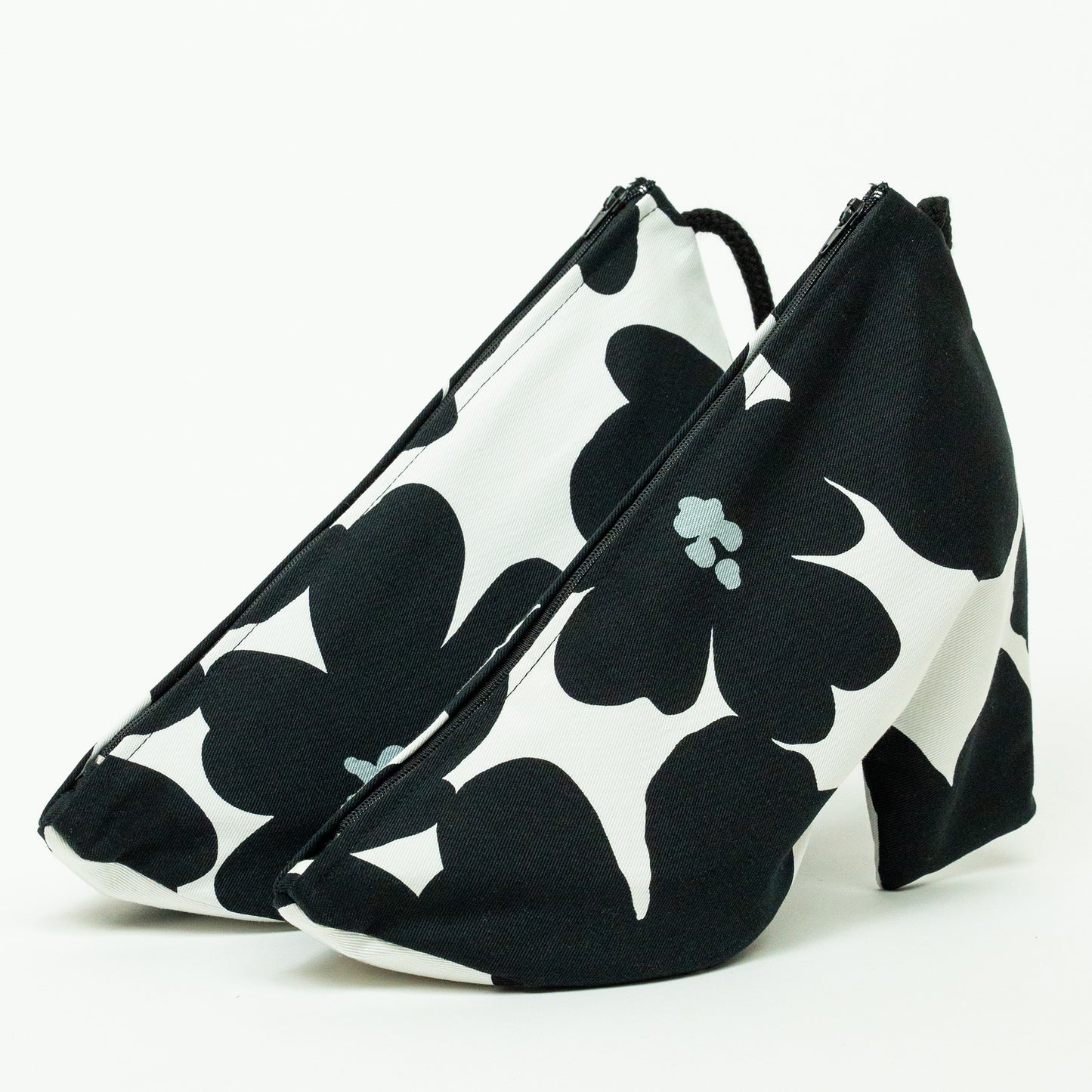 SHOEPORTO ヒール用 シューズバッグ(モノクロームブロンマ)