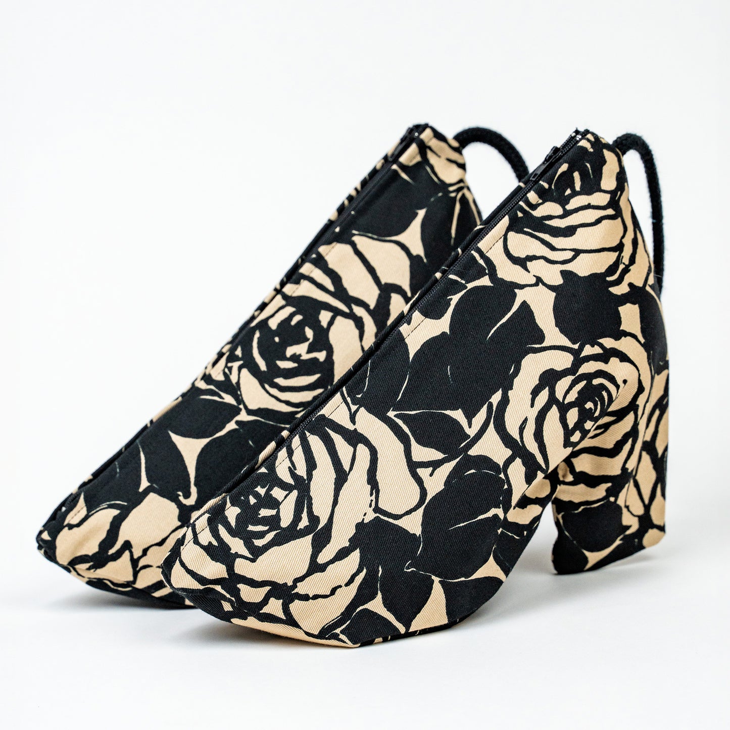 SHOEPORTO ヒール用 シューズバッグ(ローズノワール)