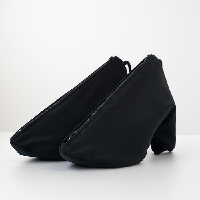 SHOEPORTO ヒール用 シューズバッグ(ブラック)