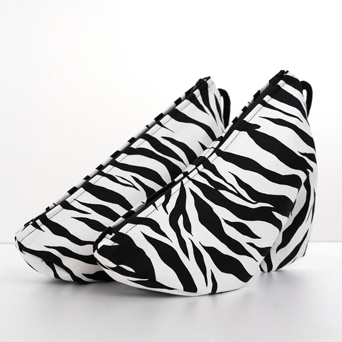 SHOEPORTO ヒール用 シューズバッグ(ゼブラ)