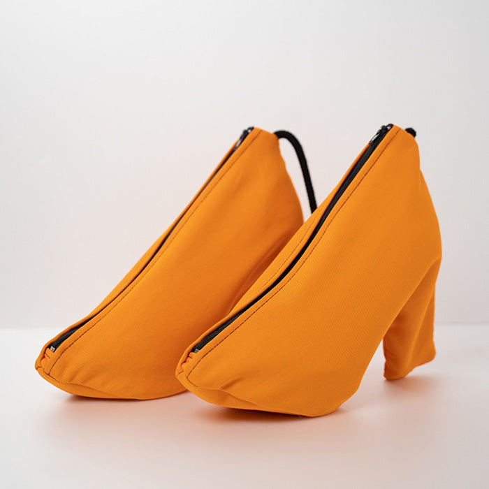 SHOEPORTO ヒール用 シューズバッグ(オラニエ)