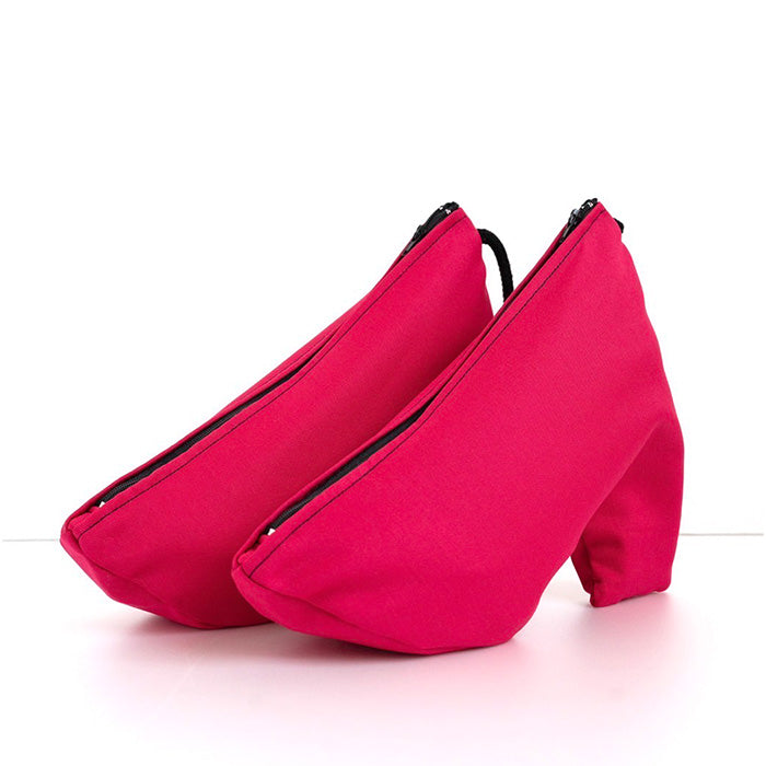 SHOEPORTO ヒール用 シューズバッグ(パッションピンク)