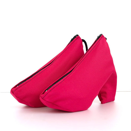 SHOEPORTO ヒール用 シューズバッグ(パッションピンク)