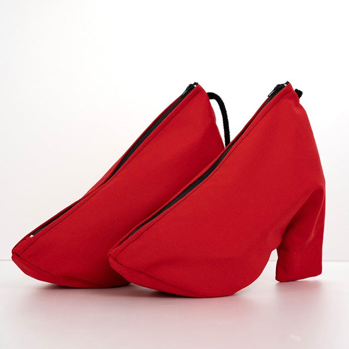 SHOEPORTO ヒール用 シューズバッグ(レッド)
